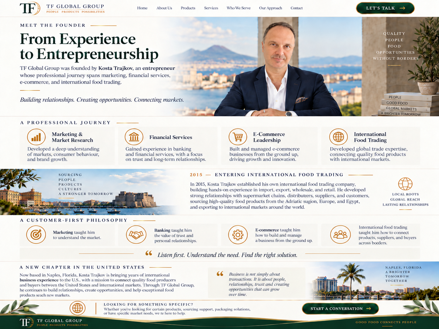 Meet the Founder — TF Global Group