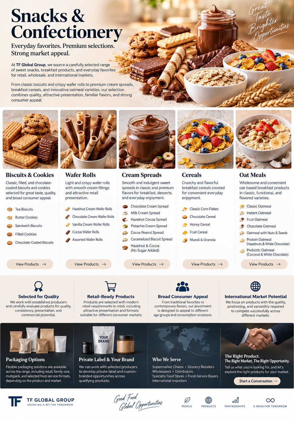 Snacks & Confectionery — TF Global Group